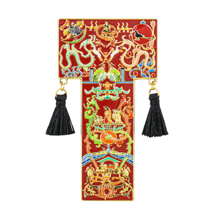 马王堆帛画文物金属冰箱贴磁贴 湖南省长沙博物馆文创定制纪念品