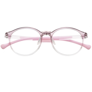 菲尔渡边超轻硅胶儿童眼镜框女学生男配减缓近视镜片GL6365