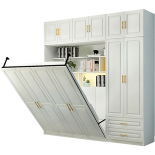 多功能隐形床衣柜一体组合床带柜子折叠床双人床家用壁床8CH-202