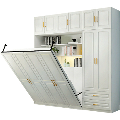 多功能隐形床衣柜一体组合