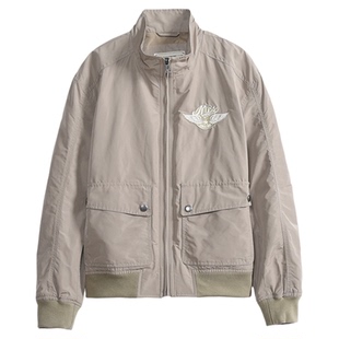 MCS源自万宝路美式飞行员休闲夹克春季新款立领松身百搭男士外套