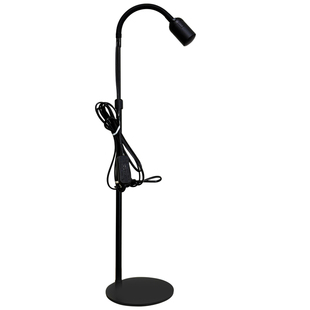 桌面款台灯灯座E27螺口带开关插头电线落地款植物灯架万向软管头