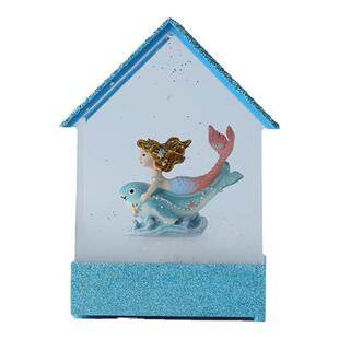 发财山姆财神灯礼物招财八音盒飘雪财神爷音乐盒摆件水晶球风灯