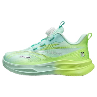 巴布豆男童鞋2026新款夏季儿童运动鞋旋钮透气网面大童男鞋女跑鞋