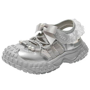 红蜻蜓女童鞋子儿童运动凉鞋2025新款夏季夏薄款大童女孩涉水沙滩