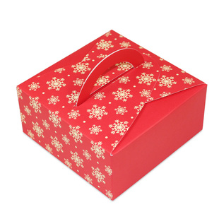 春花秋月4粒手提63-80g蛋黄酥礼盒月饼包装西点盒糕点雪媚娘纸盒