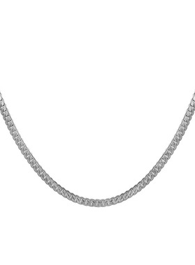 其他钛钢钛钢压花古巴链情侣