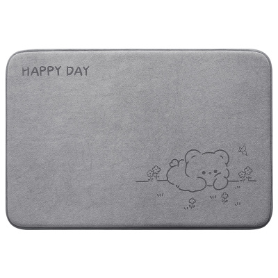 加厚记忆棉简约现代浴室吸水垫