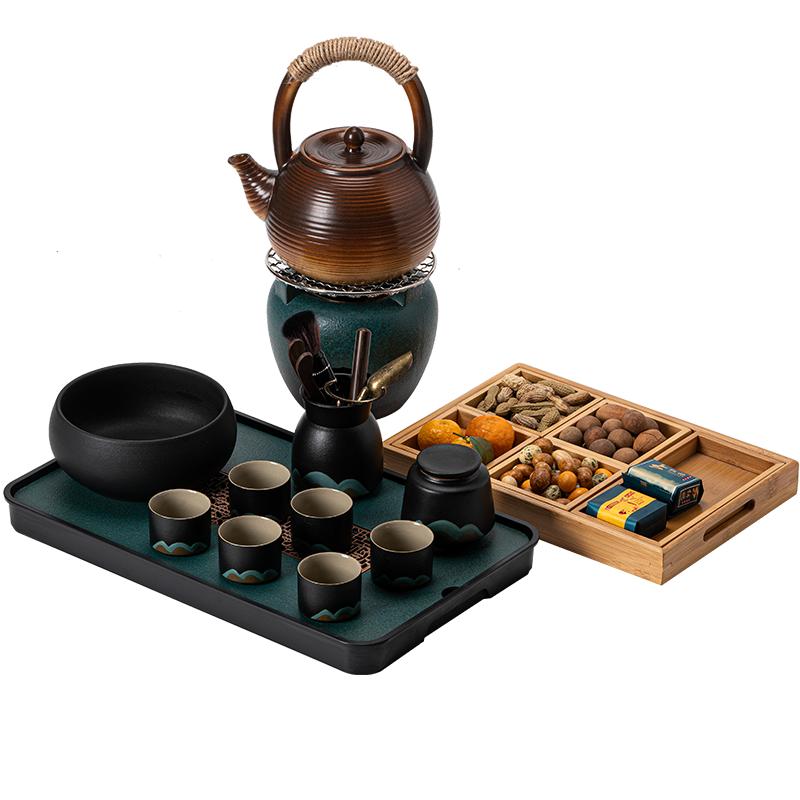 复古炭火炉烤茶围炉烧烤炉