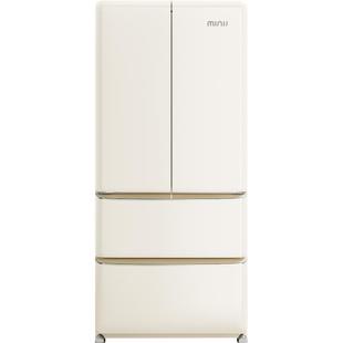 小吉508Pro2.0大容量复古法式四门家用冰箱风冷自动制冰机冰箱