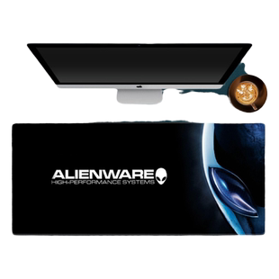 外星人鼠标垫电竞游戏定制办公桌垫加厚键盘垫超大网咖网吧防滑垫