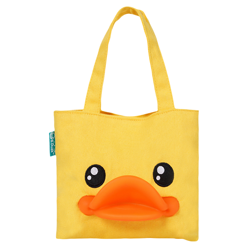 B.Duck小黄鸭可爱帆布手提包