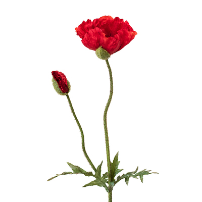 仿真花艺仿生罂粟花装饰摆件