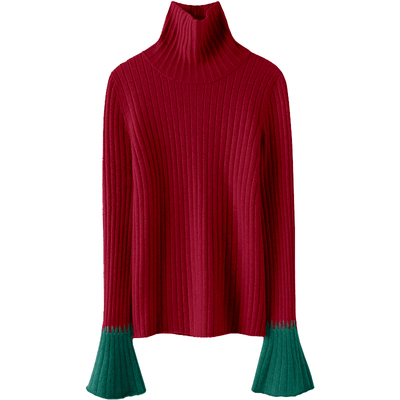 启超官方高端100%纯山羊绒衫