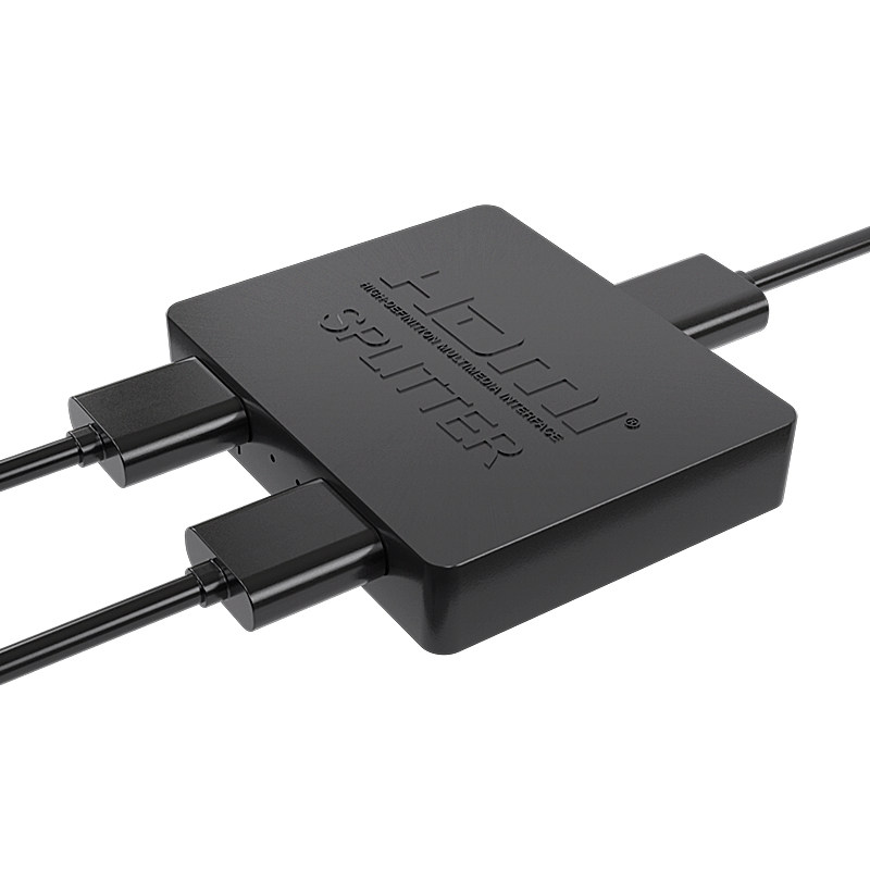 Vpfet hdmi分配器一分二4K60Hz高清1进2出分屏器分线器分频器电视机顶盒一拖二音视频同步一机两屏支持HDR