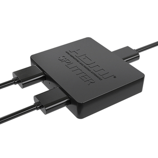 Vpfet hdmi分配器一分二4K60Hz高清1进2出分屏器分线器分频器电视机顶盒一拖二音视频同步一机两屏支持HDR