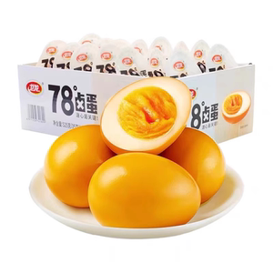 卫龙78°度卤蛋网红日式溏心卤蛋糖心卤味无穷盐焗鸡蛋即食品零食
