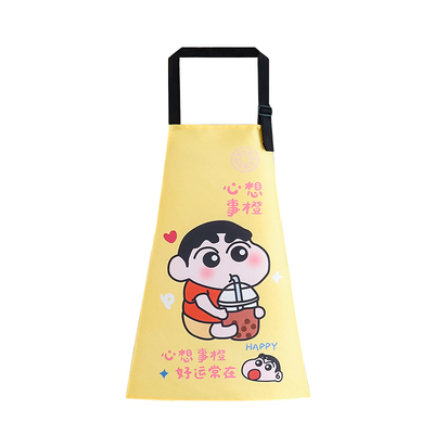 透气耐脏防水油款宝宝挂脖款围裙