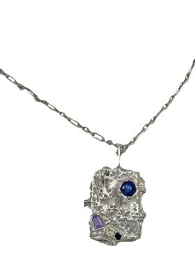 T.MAJOR925银宝石原创手工项链