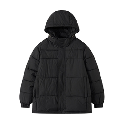 冬季爆款黑色羽绒棉服女2025新款棉衣袄小个子宽松加厚保暖面包服