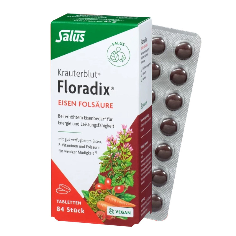德国salusFloradix铁元素红铁片