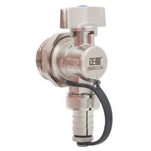 正星地暖分水器放水阀门排水排气排污阀大流量暖气片4分6一寸神器