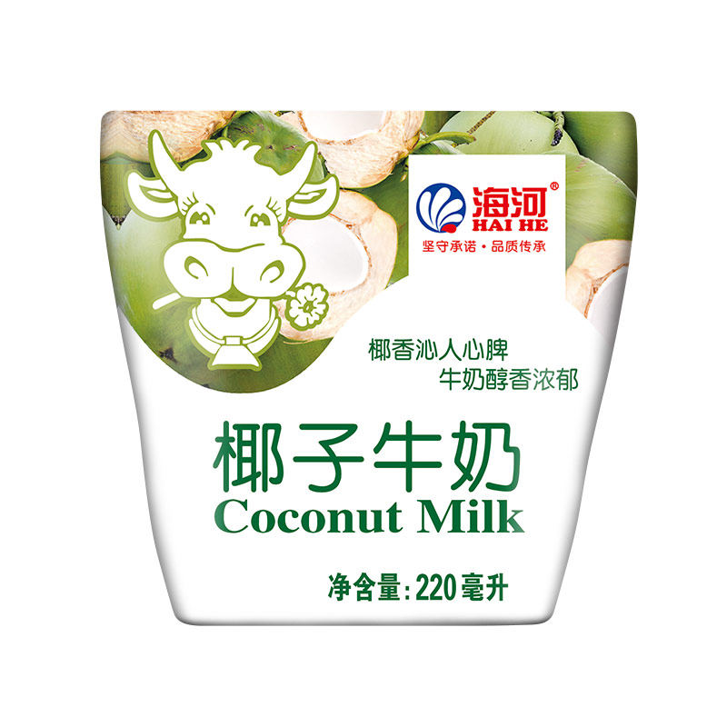 海河牛奶椰子味儿童学生早餐奶