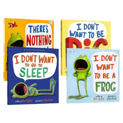 【自营】英文原版 青蛙弗洛格系列 4册 I Don't Want to Be a Frog我不想成为一只青蛙 There's Nothing to Do 幽默搞笑 Dev Petty