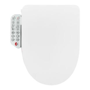 汤川秀树智能马桶盖全自动家用小尺寸电动加热冲洗即热式坐便盖板