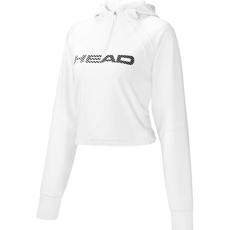 短款HEAD海德抗菌连帽女卫衣