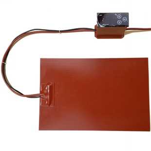 硅橡胶加热板带温控调温硅胶电热板手机平板拆屏扳汉堡外卖保温垫