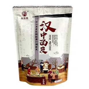 陕西凉皮汉中面皮米皮真空即食正宗汉中美味小吃刘丞相面皮袋装