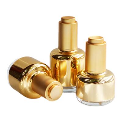 滴管盖玻璃精华精油瓶