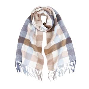 双面羊毛羊绒围巾女生冬季礼盒装