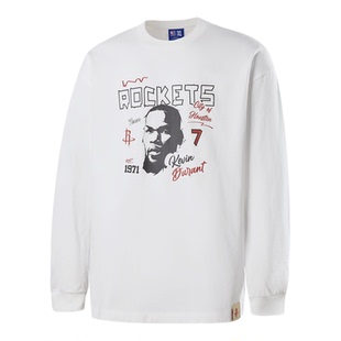 【新款】NBA官方卢卡东契奇杨瀚森库里春季复古校运会中性长袖T恤