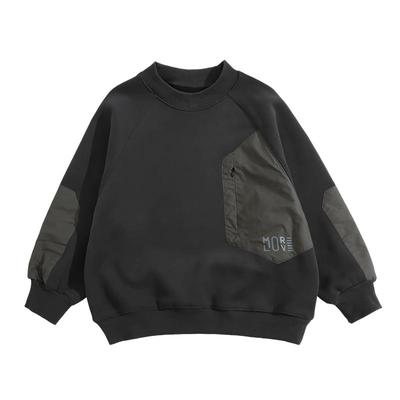 男童加绒卫衣一体奥粒绒打底衫