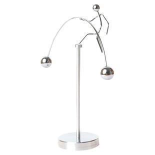 不倒翁平衡小铁人创意摆件桌面益智办公室减压玩具男女生生日礼品