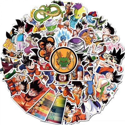 400张日本动漫七龙珠自行车滑板