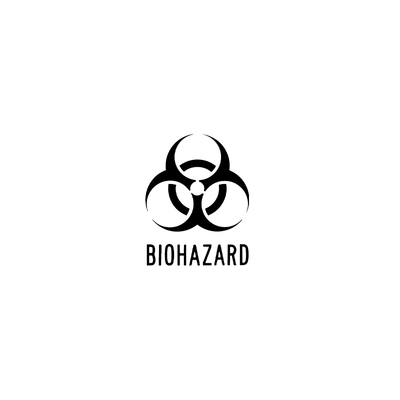 车贴biohazard生化危机警示