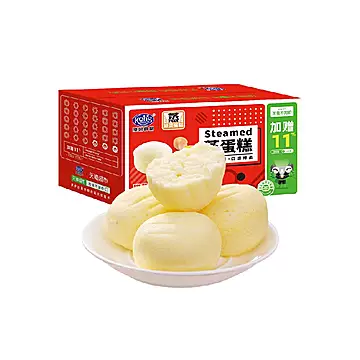 港荣蒸蛋糕面包营养早餐1000g