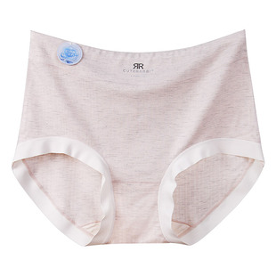 黛眉拉彩棉大码女内裤200斤胖MM舒适亲肤透气裸感无痕高弹10A棉裆