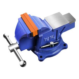 台钳工业级重型台虎钳工作台台式桌虎钳4寸小型家用平口夹具老虎6