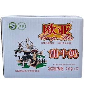 欧亚云南大理250g12包邮早餐奶