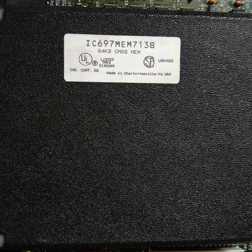 议价原装GE IC697MEM713B进口1C697MEM7138现货64KB CMOS EME正品