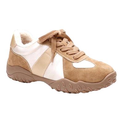 COMELY康莉拼色阿甘鞋加绒休闲鞋