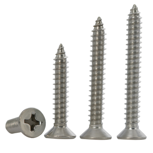 304不锈钢自攻螺丝十字平头/沉头螺丝钉加长木螺丝M2M3M4M5.5M6M8
