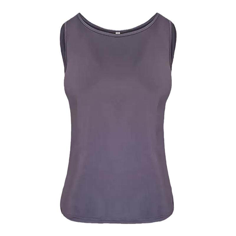 无袖瑜伽背心女健身服外穿美背跑步服后背工字型宽松速干运动上衣