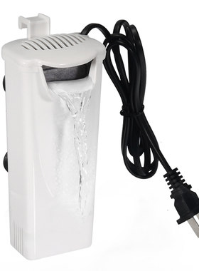 循环小型泵瀑布免换水过滤器
