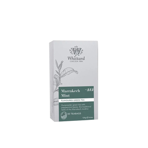 英国进口Whittard马拉喀什薄荷绿茶叶50包袋泡茶英式茶裸茶包促销