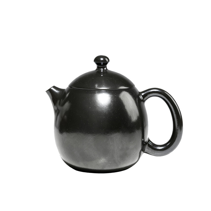 钦州坭兴陶结晶烧龙蛋手工茶壶